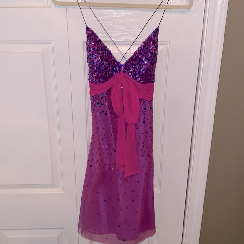 Purple and pink prom dress SCALA